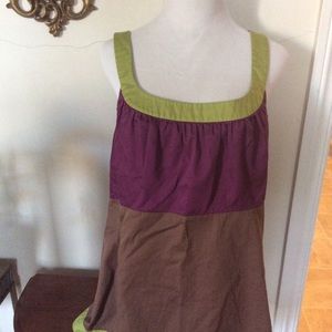 Boden Size UK 20 Colorblock Tank